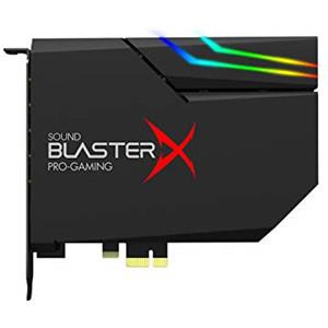 Creative Sound BlasterX AE-5 Plus Scheda audio di classe ultra SABRE32 e DAC PCI-e risoluzione da 32bit/384kHz, Dolby Digital e DTS, SNR fino a 122dB, sistema di illuminazione RGB