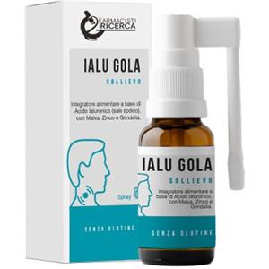 L.R.B. IALU GOLA SOLLIEVO - Integratore con Acido Ialuronico, Malva, Zinco e Grindelia - 30 ml
