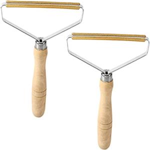 Lerkely 2 levapelucchi portatili, per rimuovere pelucchi, peli di animali e polvere da indumenti e mobili