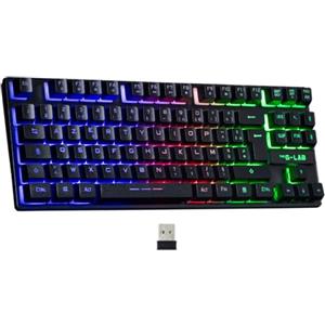THE G-LAB Tastiera Da Gioco - The G-Lab - Keyz Cesium Tkl Wireless - Wireless - Azerty - Nera