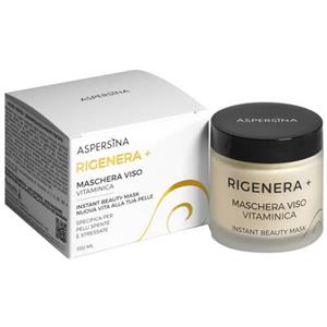 Pharmalife Research Aspersina Rigenera Maschera Viso Vitaminica 100 ml - Super Nutriente per Pelli Spente e Stressate