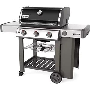 Weber Barbecue a Gas da Giardino con Ripiani Laterali e Coperchio 61011129 E-310 GBS Genesis II