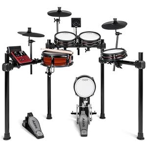 Alesis Nitro Pro e Amp - Batteria Elettronica con Pad Dual Zone in Mesh, Bluetooth, USB MIDI, e Cassa Monitor Montabile 70W