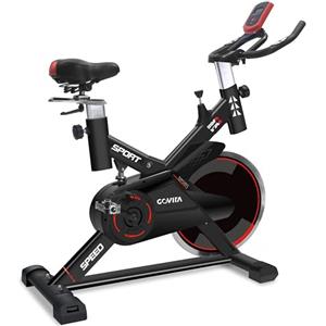 GO SPORT GOVITA Cyclette da casa,Cyclette Professionale per Allenamento Cardio, Spin Bike Aerobico Home Trainer,Bici Da Fitness,cyclette per casa per Allenamento Spinning Bike Aerobico,Bici Da Fitness