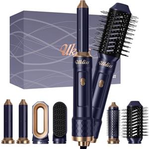 UKLISS Hair Styler 6 in 1 Air Styler, Spazzola Soffiante, Asciugacapelli, Ferro Arricciacapelli, Spazzola Lisciante, Spazzola ad Aria Calda, per Asciugare, Lisciare, Arricciare e dare Volume