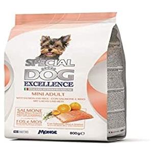 Monge Special Dog Excellence Crocchette 800gr Mini Adult Salmone