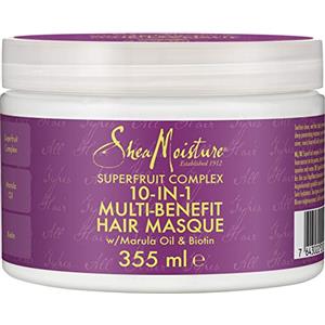 Shea Moisture, Superfruit 10-in-1, maschera per capelli, sistema rigenerativo, 326 ml