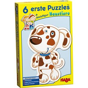 HABA 3902 6 Little Hand Puzzles - Animals, Multi-Coloured