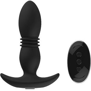 ModexO Plug anale Vibratore anale Per Uomo Donna Gay Telecomando senza fili Telescopico Rotazione vibratori Dildo Butt Plug Giocattoli sessuali Dildo