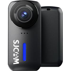 SJCAM C110+ Piccola fotocamera portatile da tasca, 4 K30 fps, fotocamera subacquea 98 ft, impermeabile, a 6 assi, stabilizzazione dell'immagine per moto, 20 MP, WiFi, super leggera, 79 g