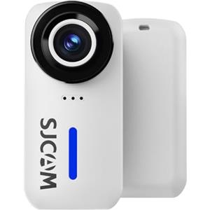 SJCAM C110+ Piccola fotocamera portatile da tasca, 4 K30 fps, fotocamera subacquea 98 ft, impermeabile, a 6 assi, stabilizzazione dell'immagine per moto, 20 MP, WiFi, super leggera, 79 g