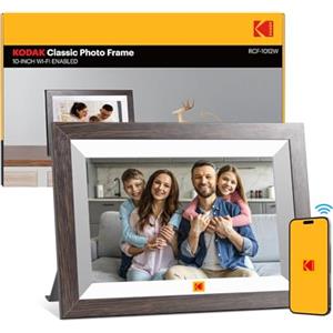 KODAK Cornice Digitale WIFI 10,1 Pollici，Cornice Foto Digitale con Schermo Touch IPS 1280 * 800 e 32GB di Memoria，Cornice Elettronica per Micro SD Card/USB, Rotazione Automatica