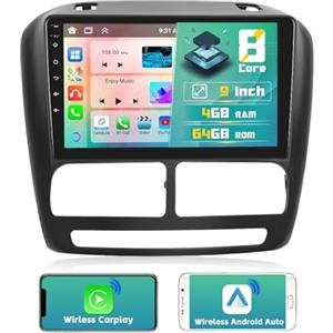 Hikity 8-Core 4G+64G Autoradio Android 13 per Fiat Doblo 2010-2015/Combo 2011-2018 con CarPlay e Android Auto Wireless 9