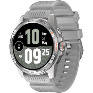 Ticwatch Atlas Smartwatch Android Wear OS 90 ore di batteria 110+ modalità di allenamento Mappa termica Rilevamento cadute Health Fitness Tracker 5ATM Bussola GPS Solo Android Compatibile Grigio