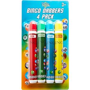 KreativeKraft Set Gioco Bingo o Accessori Tombola Fiches Cartelle Tombola Riffa Biglietti Contatori Pennarelli Bingo per Bambini e Adulti (Bingo Dabber)