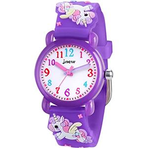 Vicloon Orologio Bambini, Orologio da Polso per Ragazzi e Ragazze 3D, Quarzo Orologio Educativo Analogico Impermeabile 30M, Sport Braccialetto Cartoon In Silicone, Movimento al Quarzo,Regalo di Natale