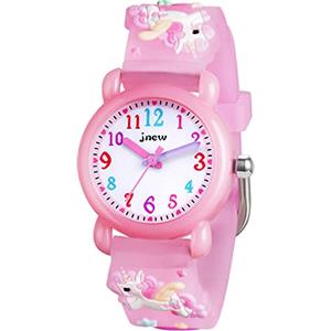 Vicloon Orologio Bambini, Orologio da Polso per Ragazzi e Ragazze 3D, Quarzo Orologio Educativo Analogico Impermeabile 30M, Sport Braccialetto Cartoon In Silicone, Movimento al Quarzo,Regalo di Natale