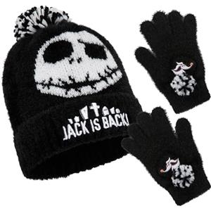 Disney Stitch Accessori Invernali Bambina Adolescenti, 2 Pz Set Guanti e Cappello per Scuola Viaggiare - Regalo Bambino (6-14 anni, Rosa Stitch)