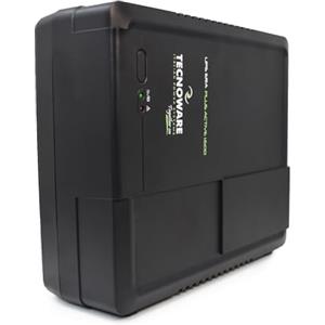 Tecnoware Power Systems Tecnoware UPS ERA PLUS ACTIVE 1600, Protezione Blackout per PC, Mac, Console Gaming, AVR Stabilizzatore, USB, Schuko, Software Manager, Silenzioso, Batteria 12V 11Ah, 1600VA, Pronto all'uso