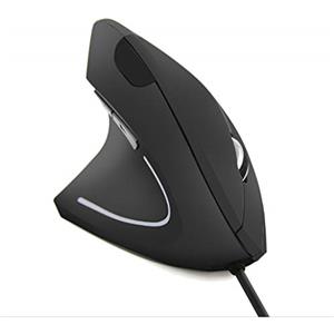 GuanjunLI - Mouse da gioco verticale con cavo, per mano sinistra, ergonomico, 800 1200 1600 DPI, USB, mouse ottico da polso salutare per PC