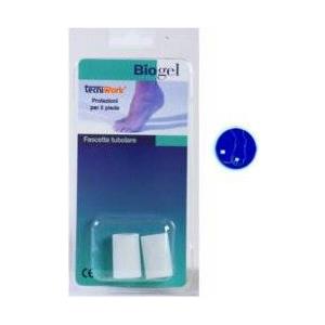 TECNIWORK Biogel Fascia Tubolare per Dita Taglia M - 2 Pezzi in Morbido Polymer Gel