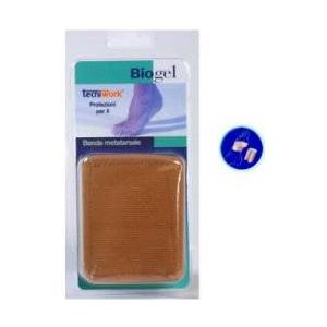 TECNIWORK Biogel Banda Metatarsale 30-35 con Cuscinetto in Polymer Gel