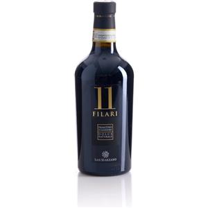 Cantine San Marzano 11 Filari Primitivo di Manduria DOCG Dolce Naturale 2022 - Vino Rosso Fermo da Servire a 16 °C