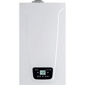 Baxi Caldaia a Condensazione Duo-Tec Compact E 24 kW Metano/GPL - Produzione Acqua Calda 13.8 L/min, Classe A, Modulazione 1:7