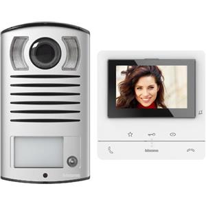BTicino Kit Video Vivavoce Monofamiliare 364613 con Videocitofono Classe 100V16B e Pulsantiera Linea 2000