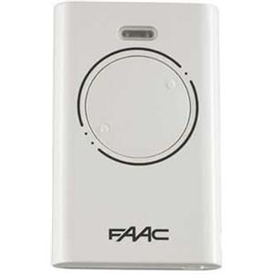 FAAC XT2 868 SLH LR - Telecomando Bicanale 868MHz Bianco con Rolling Code e Clonazione SLH