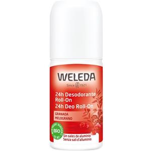 Weleda Deo Roll-On Melograno 50ml - Protezione 24 ore senza Sali di Alluminio