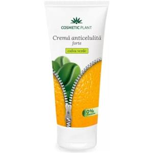 COSMETIC PLANT CREMA ANTICELLULITE Forte con Caffeina 200ml, Crema massaggio Anticellulite Corpo Gambe Glutei, Drenante, Rassodante e Riducente, Modellante, Tonificante, Stimola La Circolazione