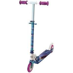 Smoby - Monopattino due ruote Frozen2, 7600750363XNB, +5 anni, manubrio regolabile, freno pedale, licenza ufficiale Frozen, pieghevole