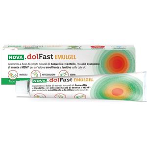 NOVA.dolFast Emulgel 50ml - Gel Lenitivo per Muscoli e Articolazioni con Boswellia e Menta