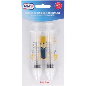 meds Siringa meds irrigazione naso senza ago 10 ml 2 pezzi