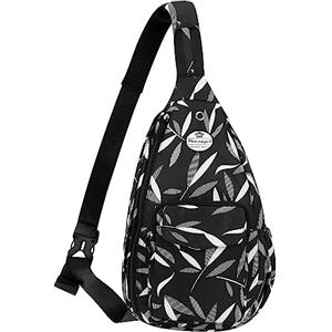 HUA ANGEL Zaino Monospalla Multitasche Uomo Donna Sportivo Borsa Piccola A Tracolla Sling Con Zip Leggero Petto Borsa Crossbody Zaino Spalla Antifurto Da Viaggio Lavoro Outdoor Ciclismo Moto