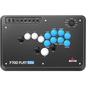 MAYFLASH F700 FLAT Elite Wireless Arcade Stick Controller senza leva con tutti i pulsanti Sanwa Compatibile con PS5, PS4, PC, Xbox Series S/X, Switch/Switch 2 e altro Supporto Bluetooth, 2.4G e Wired