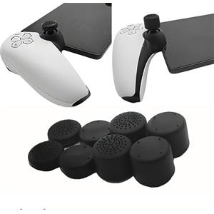 Generico Cappelli di presa del pollice copertura Joystick per PS Portal, silicone antiscivolo gioco controller joystick tappi di presa del pollice per PS Portal Remote Player