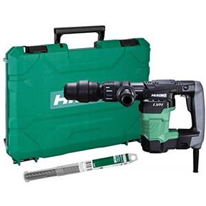 HiKOKI Martello Demolitore - 950W, 7,1 Joule - SDS-Max, 3000 colpi/min, Impugnatura Anti-Vibrazione, ergonomico - Ideale per lavori di demolizione, calcestruzzo, legno e acciaio