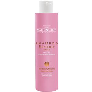 Maternatura Shampoo Lisciante alla Ninfea 250ml - Effetto Setificante e Controllo del Volume per Capelli Lisci