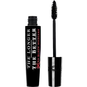 LAYLA The Longer The Better Mascara Ciglia Lunghissime, Extra nero, Volumizzante e Allungante, Definisce, incurva e moltiplica, Effetto naturale senza fibre. Colore extra Nero, 10 ml