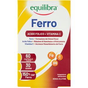 Equilibra Ferro Acido Folico + Vitamina C 60 Capsule Vegetali