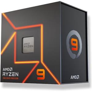 AMD Processore AMD Ryzen 9 7950X (scheda grafica integrata Radeon, 16 Cores/32Threads, 170W TDP, AM5 Socket, 80MB Cache, Boost di Frequenza fino a 5.7 GHz, senza ventole)