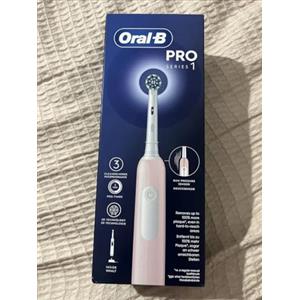 Oral-B Pro Series 1 Spazzolino da denti Elettrico, Rosa, 1 Spazzolino per Pulizia 3D, Elimina la placca dentale, Timer, Ricaricabile