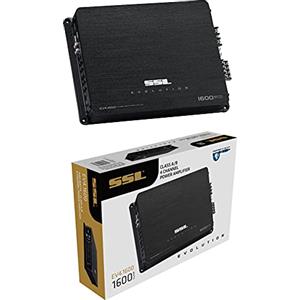 SOUNDSTORM 1 SOUNDSTORM SSL EV4.1600 amplificatore 4 canali 4 x 300 watt rms classe ab 1600 watt max spl cofano bagagliaio auto con bass boost 0/18 db, 1 pezzo