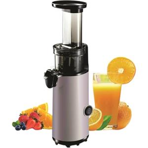 JuiceInstant Estrattore di succo - spremiagrumi lento silenzioso a freddo funzione frullatore per frutta e verdura, estrazione di sostanze nutritive, piccolo spazio (grafite)