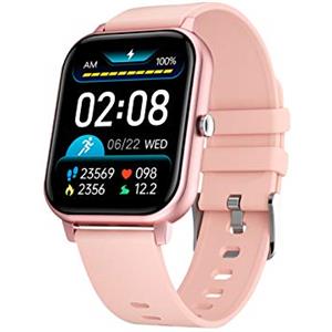 Trevi T-FIT 270 CALL Orologio Smart con Funzione Chiamata, Bluetooth, Grande Display e Cassa in Metallo, Controllo Salute e Stato di Benessere, Monitoraggio del Sonno, Resistente all'Acqua IP67, Rosa