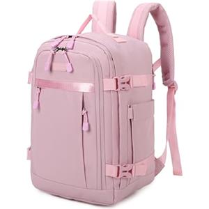 BRIJAY Zaino Ryanair-Easyjet Cabin 40 x 20 x 25 cm (20 L) | Zaino gives air travel | Borsa da Cabina Zaino per Uomo e Donna da Lavoro Lavoro Viaggio e Trekking Scuola (ROSA)