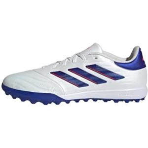 adidas Copa Pure II League Football Boots Turf, Scarpe da Calcio Unisex-Adulto, Cloud White/Lucid Blue/Solar Red, 42 EU