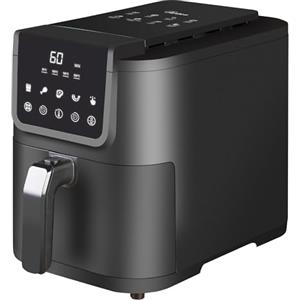 ARDES - ARFRYA10L Friggitrice Ad Aria FRIGGISANA INFINITY 5L - Friggitrice Ad Aria Slim Cavità XL Capacità 5 Litri Super Profonda - AirFryer con Display Digitale Touch e Timer 60'